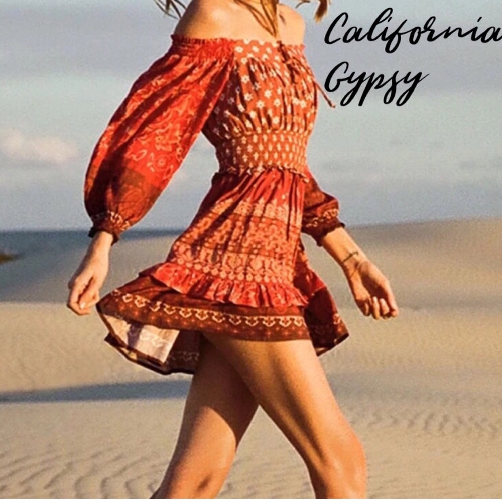 Gypsiana Floral Mini Dress - Picture 7 of 11